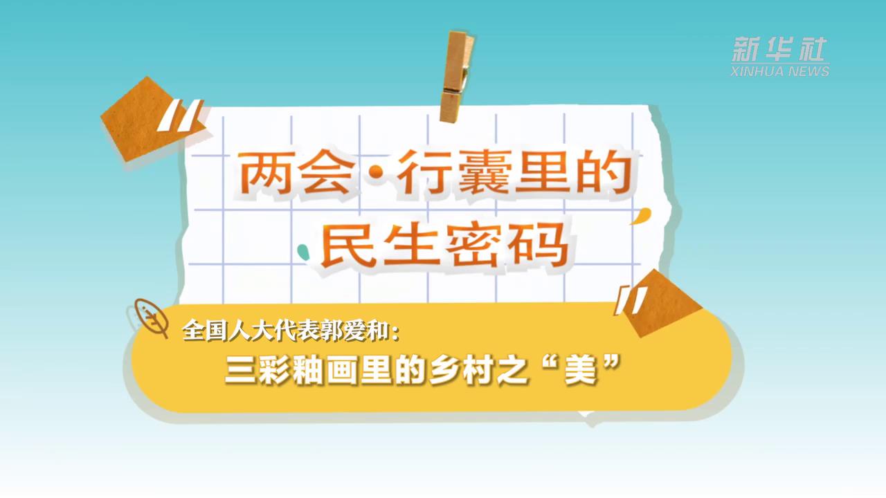 兩會(huì)·行囊里的民生密碼丨全國(guó)人大代表郭愛和：三彩釉畫里的鄉(xiāng)村之“美”-新華網(wǎng)[00-00-21][20250310-092756699].jpg